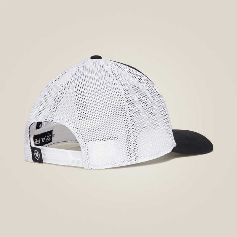 Ariat Shield logo cap Black / White | 480ZXEHVO