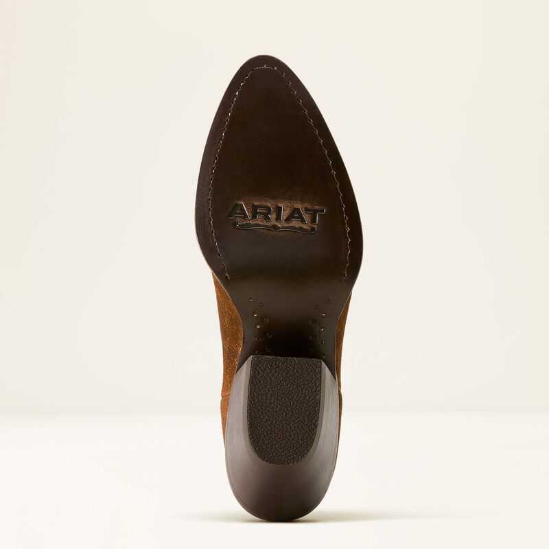 Ariat Shiloh Bootie Dark Ginger Suede | 810XPKMOS