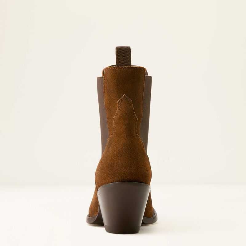 Ariat Shiloh Bootie Dark Ginger Suede | 810XPKMOS