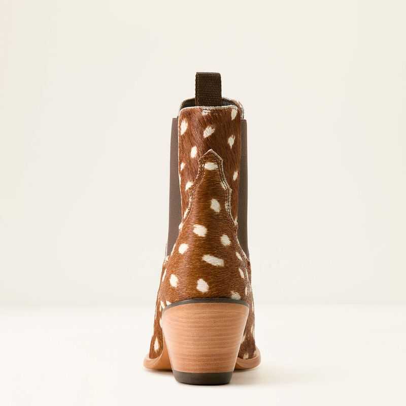 Ariat Shiloh Bootie Hair On Deer Print | 809VYANBF