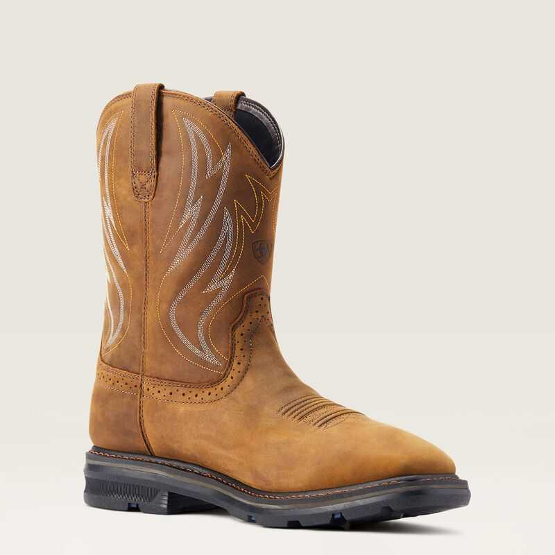 Ariat Sierra Shock Shield Waterproof Work Boot Brown | 259SPHAIW