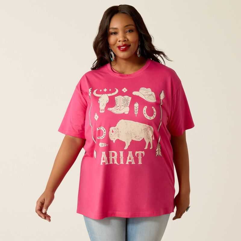 Ariat Sierra T-Shirt Pink | 384REFCHG