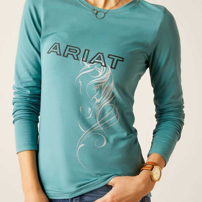 Ariat Silhouette T-Shirt Arctic | 019DGYBEJ