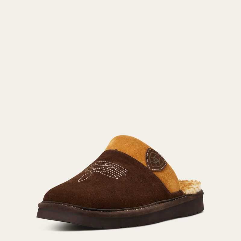 Ariat Silversmith Square Toe Slipper Chocolate | 123IEFNCM