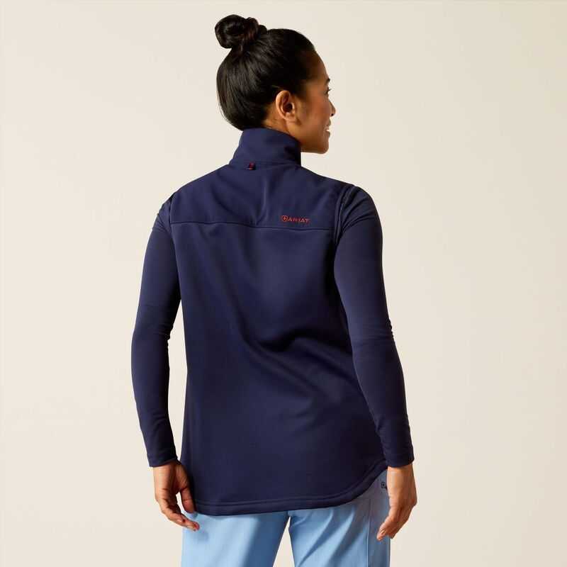 Ariat Sina Fleece Scrub Vest Navy | 354VTNYSO