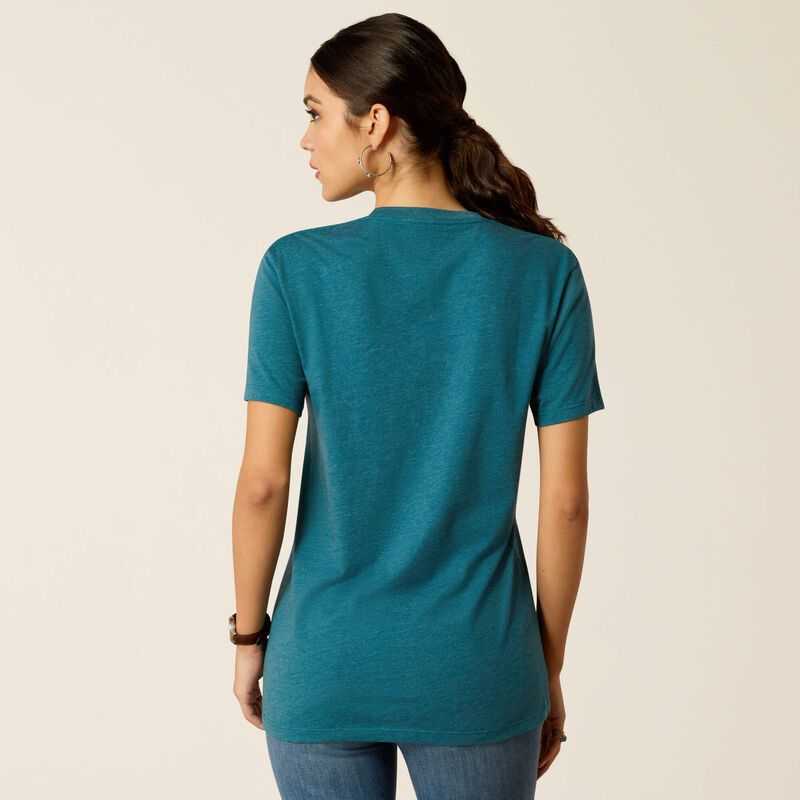 Ariat Sketch Pad T-Shirt Deep Sea Heather | 129YNREKD