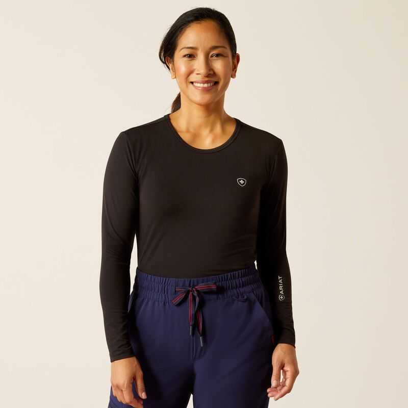 Ariat Soft Touch Underscrub Baselayer Black | 495JUWSQG