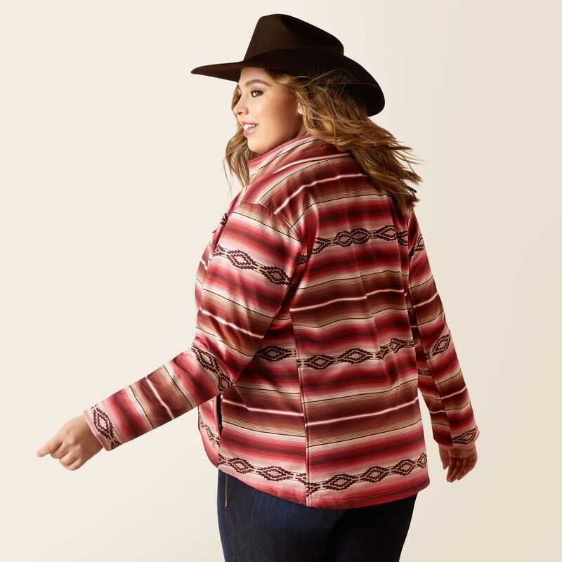 Ariat Softshell Jacket Blushing Serape | 578JPVQDE