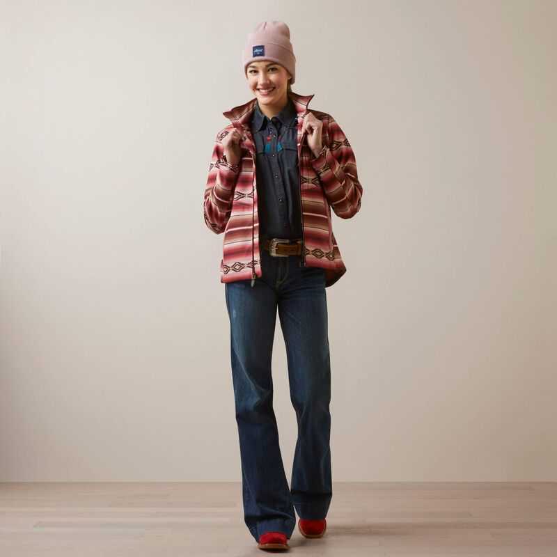 Ariat Softshell Jacket Blushing Serape | 578JPVQDE