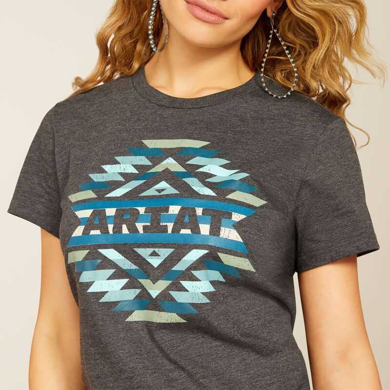 Ariat Southwest Classic T-Shirt Grey | 865HKROLA