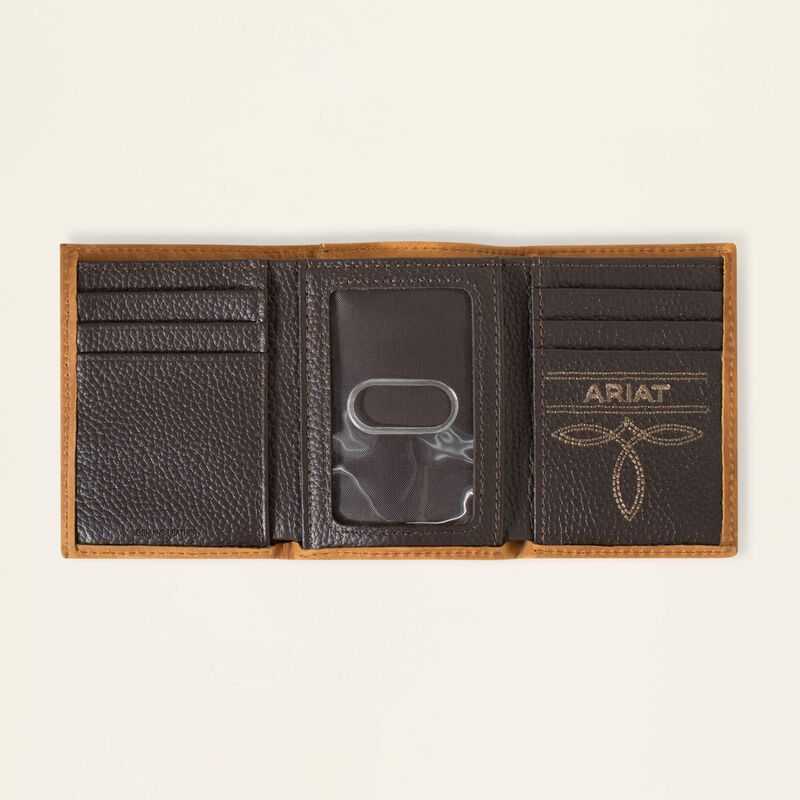 Ariat Southwest Diamond Trifold Wallet Brown | 610OXTEFB