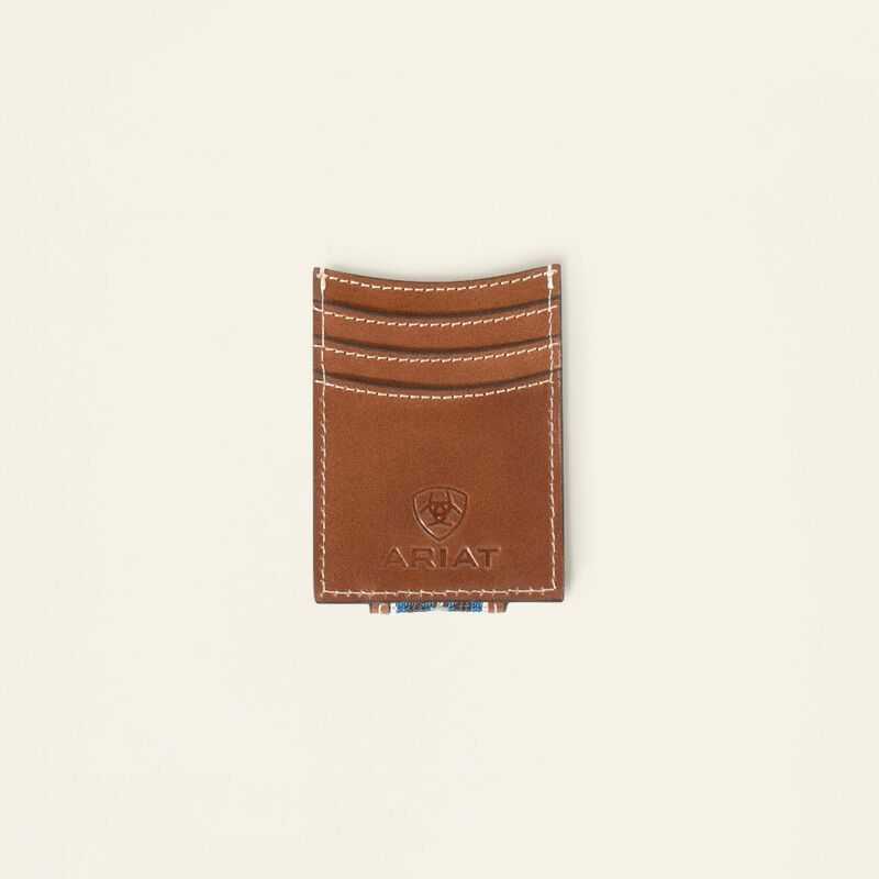 Ariat Southwest Inlay Money Clip Brown | 534AMRPLY