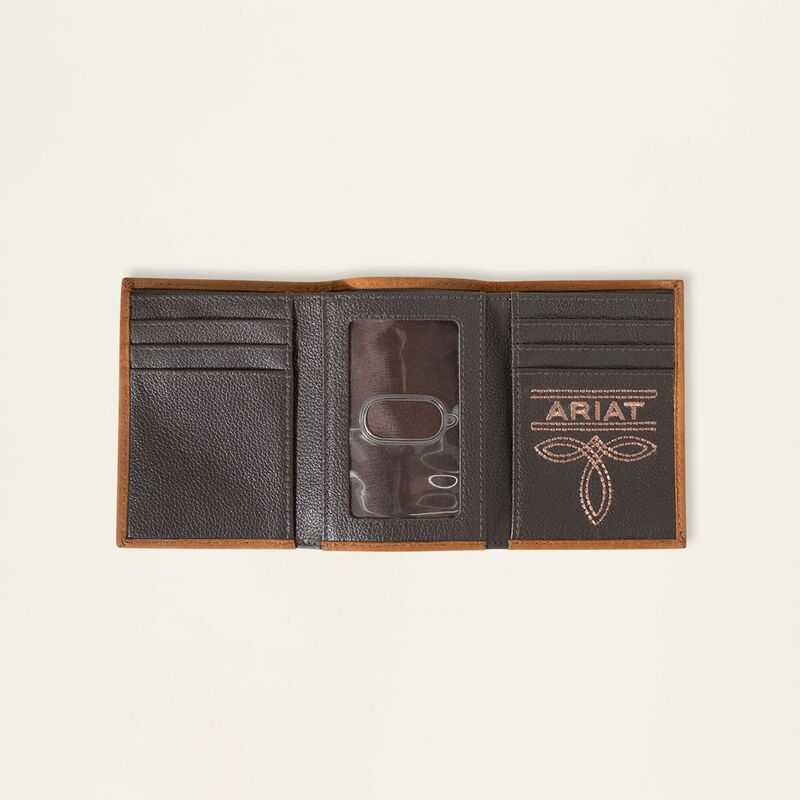 Ariat Southwest Trifold Wallet Black | 482SUOLWH