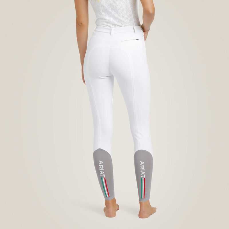 Ariat Speranza Knee Patch Breech White | 395BKFJTL