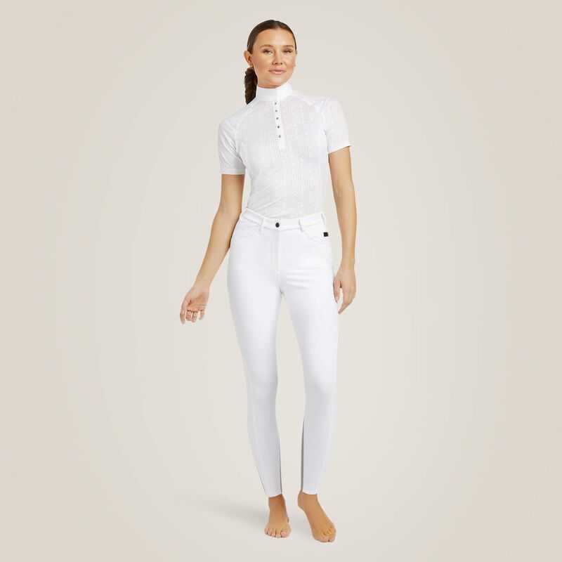 Ariat Speranza Knee Patch Breech White | 395BKFJTL