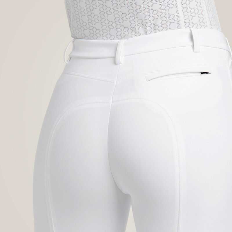 Ariat Speranza Knee Patch Breech White | 395BKFJTL