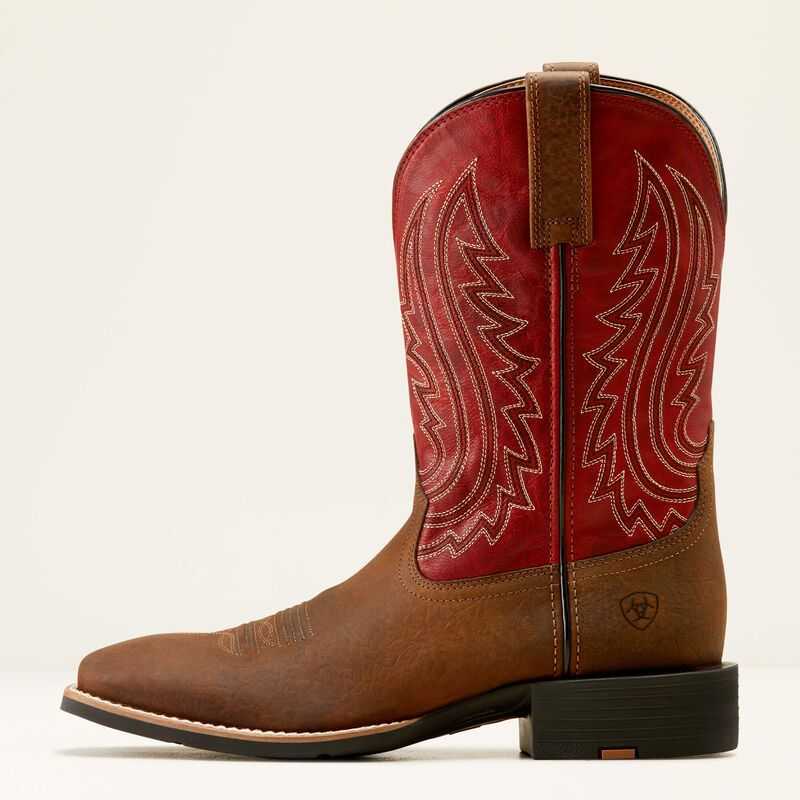 Ariat Sport Big Country Cowboy Boot Light Red | 530DALIGQ