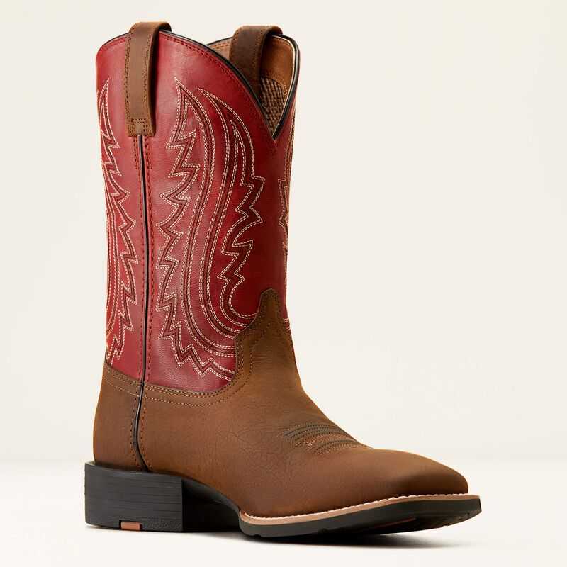 Ariat Sport Big Country Cowboy Boot Light Red | 530DALIGQ