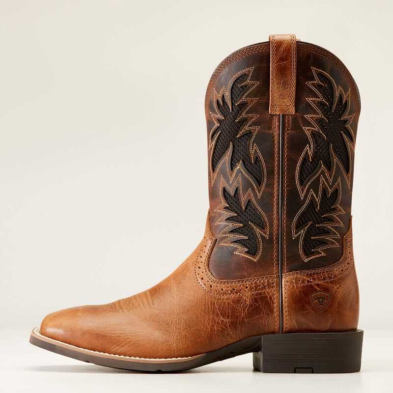 Ariat Sport Cool VentTEK Western Boot Dark Brown | 365AKLCUH