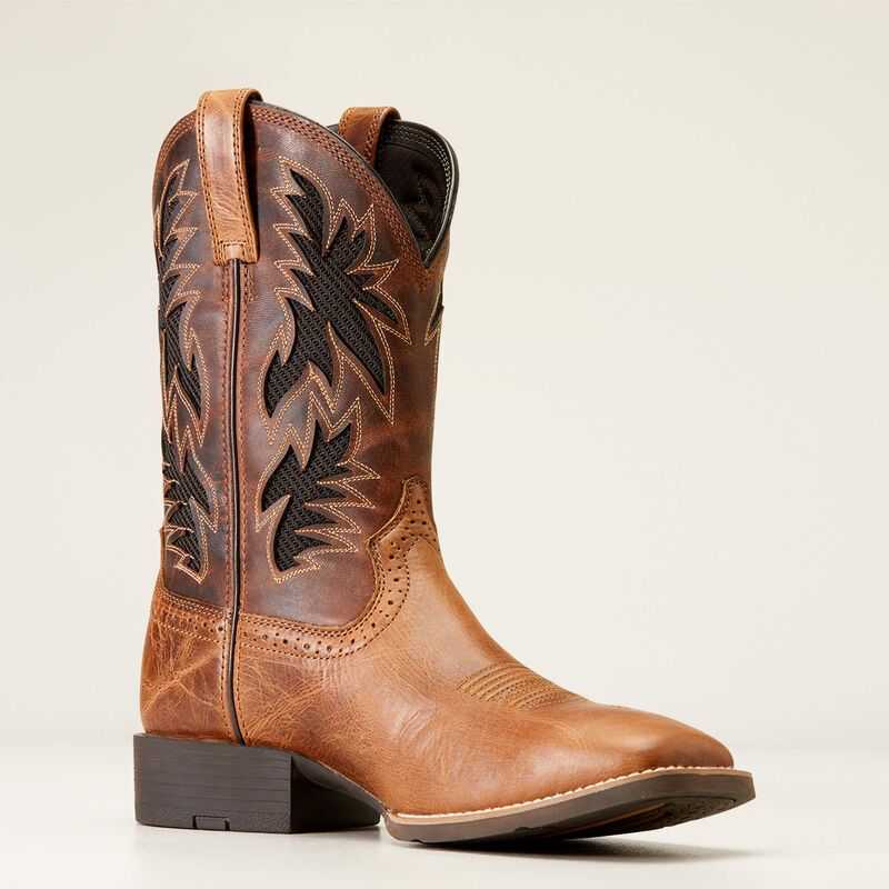 Ariat Sport Cool VentTEK Western Boot Dark Brown | 365AKLCUH