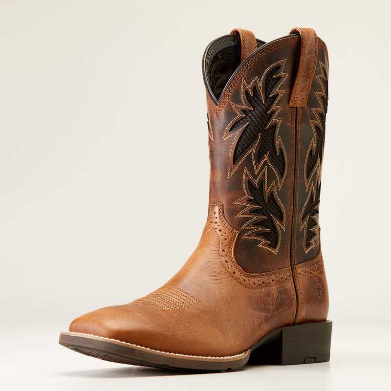 Ariat Sport Cool VentTEK Western Boot Dark Brown | 365AKLCUH