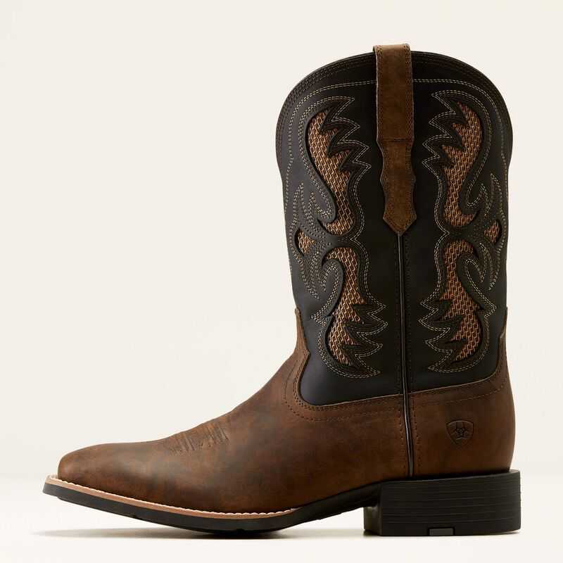 Ariat Sport Fresco VentTEK Western Boot Brown | 815BFAKJG