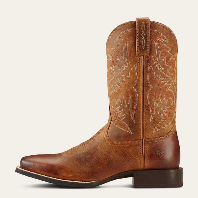 Ariat Sport Herdsman Cowboy Boot Brown | 401GCKNVE