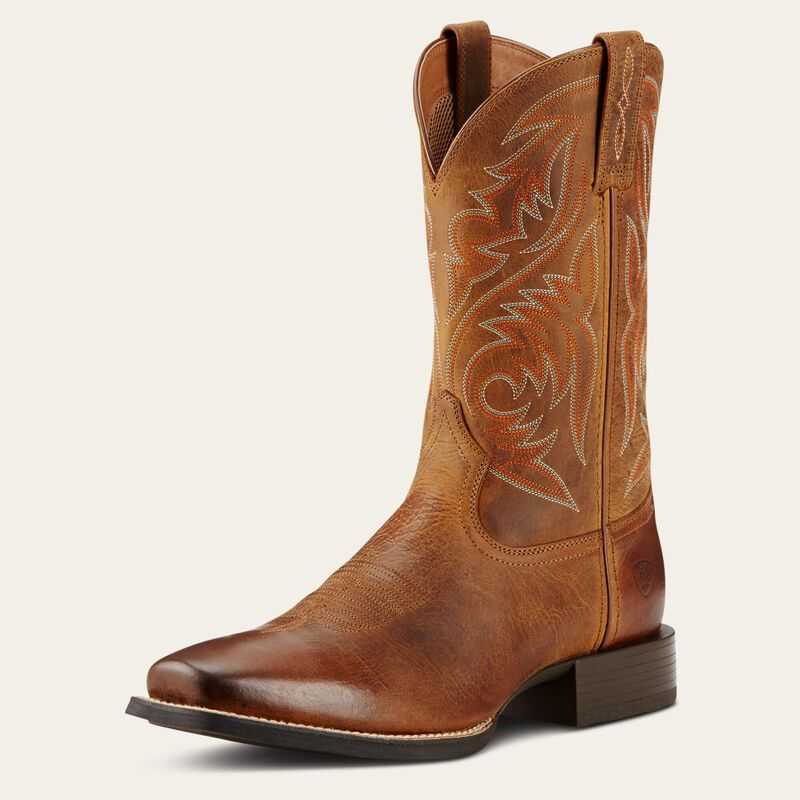 Ariat Sport Herdsman Cowboy Boot Brown | 401GCKNVE