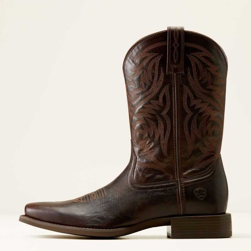 Ariat Sport Herdsman Cowboy Boot Chocolate | 348HRIUOY