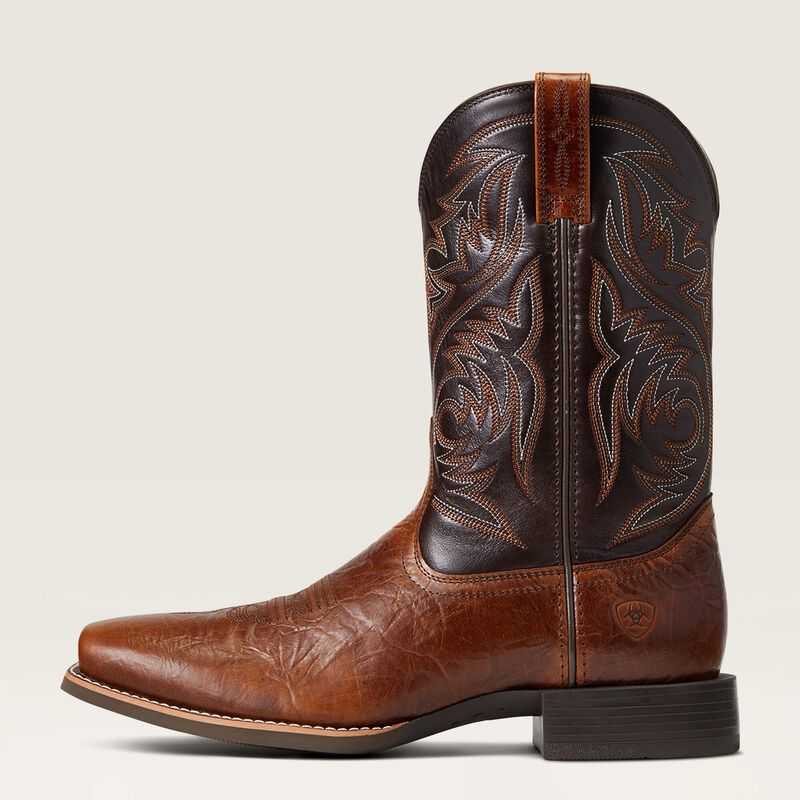 Ariat Sport Herdsman Cowboy Boot Peanut Butter | 947UQJXKR