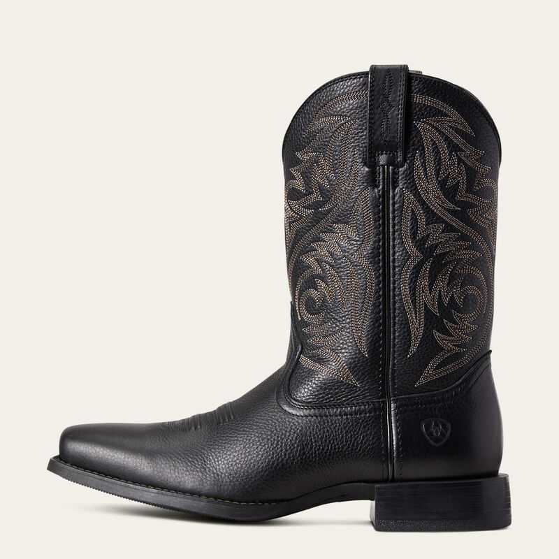 Ariat Sport Herdsman Western Boot Black | 980NUZCYJ