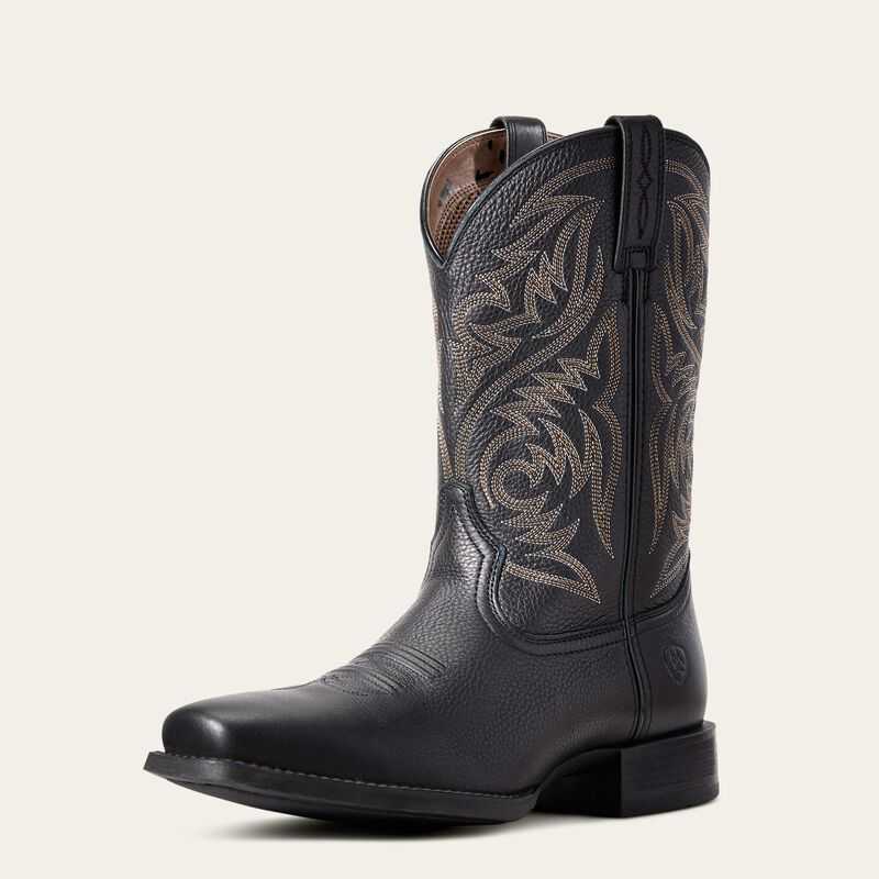 Ariat Sport Herdsman Western Boot Black | 980NUZCYJ