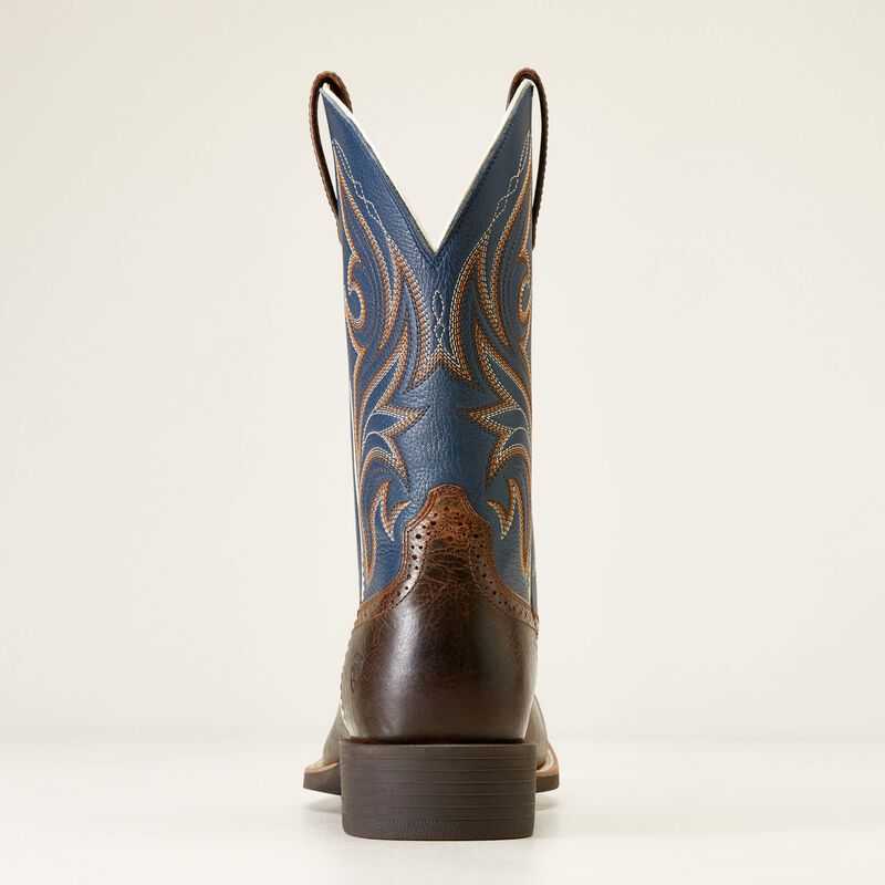 Ariat Sport Knockout Western Boot Dark Whiskey | 284GLOPQK