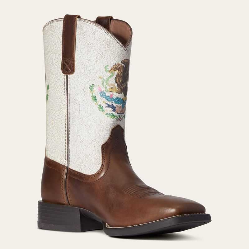 Ariat Sport Orgullo Mexicano Western Boot Chocolate | 580QNDTJF