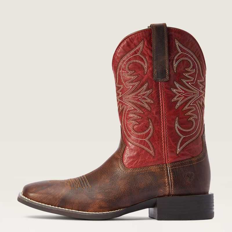 Ariat Sport Pardner Western Boot Brown | 917GXMAOQ