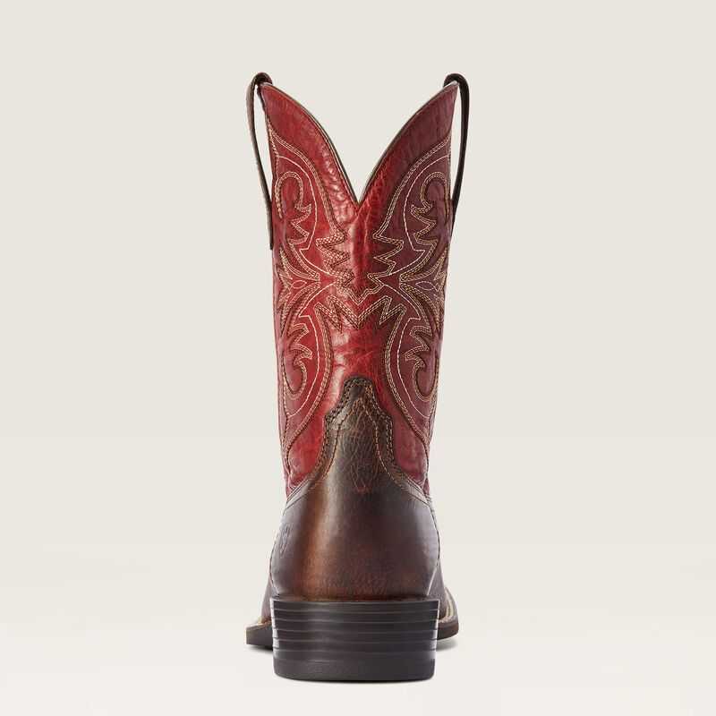 Ariat Sport Pardner Western Boot Brown | 917GXMAOQ