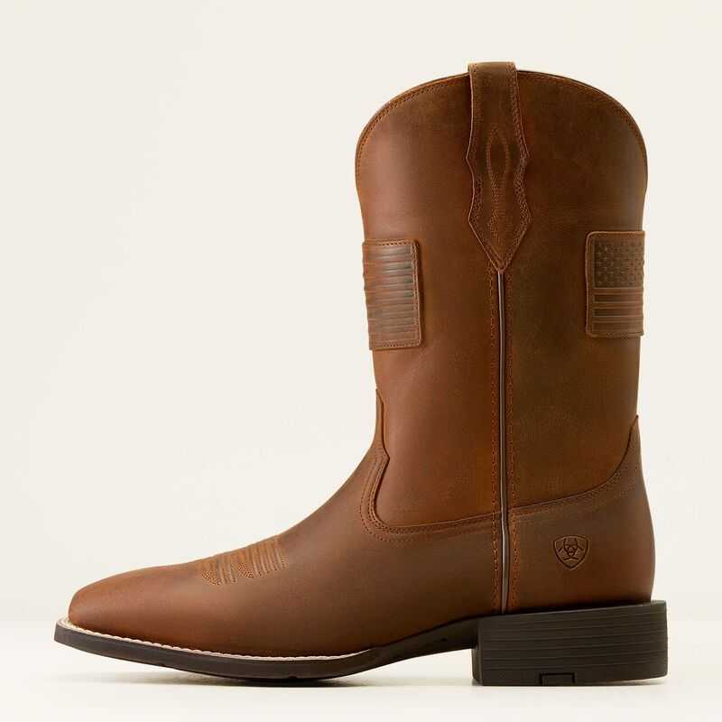 Ariat Sport Patriot II Western Boot Brown | 879GHUDEP