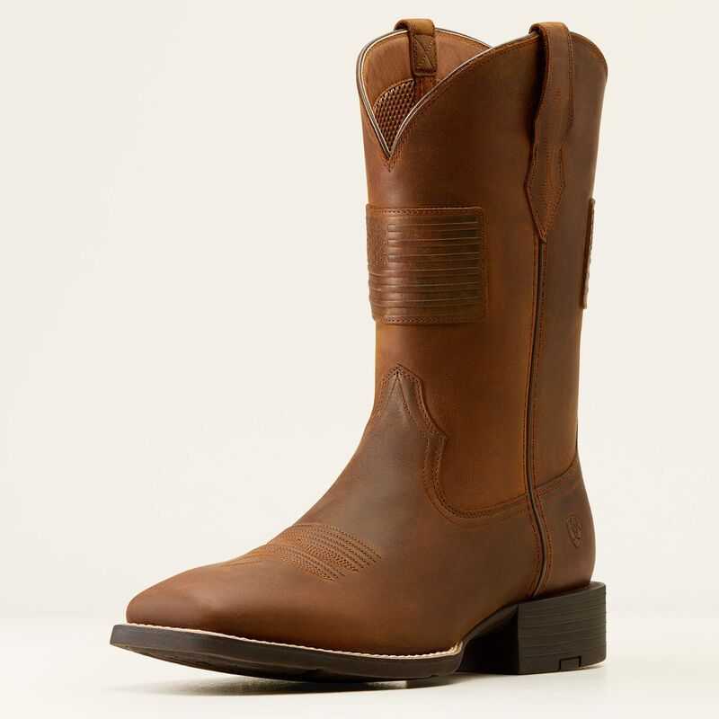 Ariat Sport Patriot II Western Boot Brown | 879GHUDEP