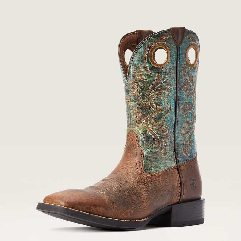 Ariat Sport Rodeo Western Boot Brown | 508AHGKMY