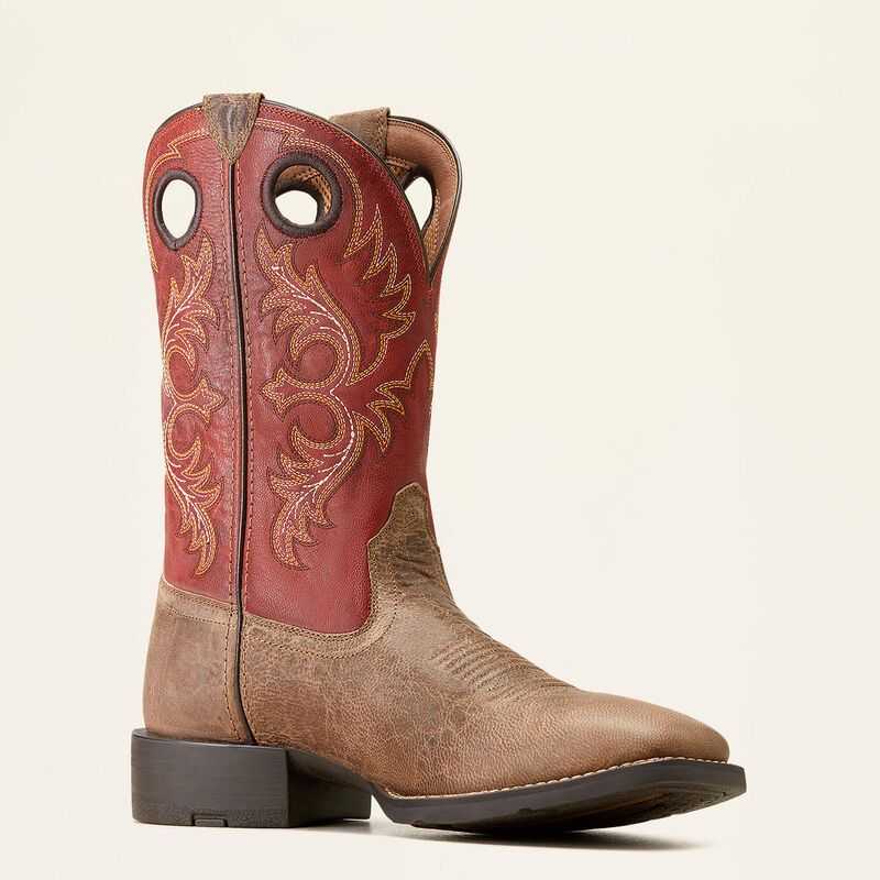 Ariat Sport Rodeo Western Boot Brown | 823RENXLQ