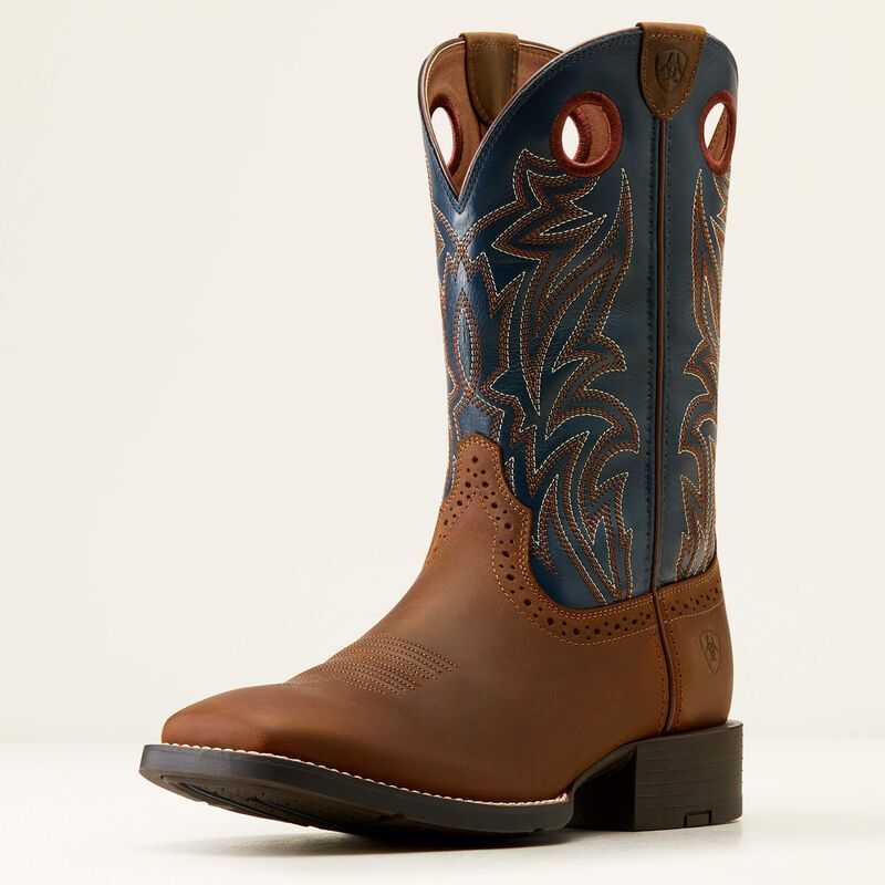 Ariat Sport Sidebet Western Boot Brown | 679XIFCPL