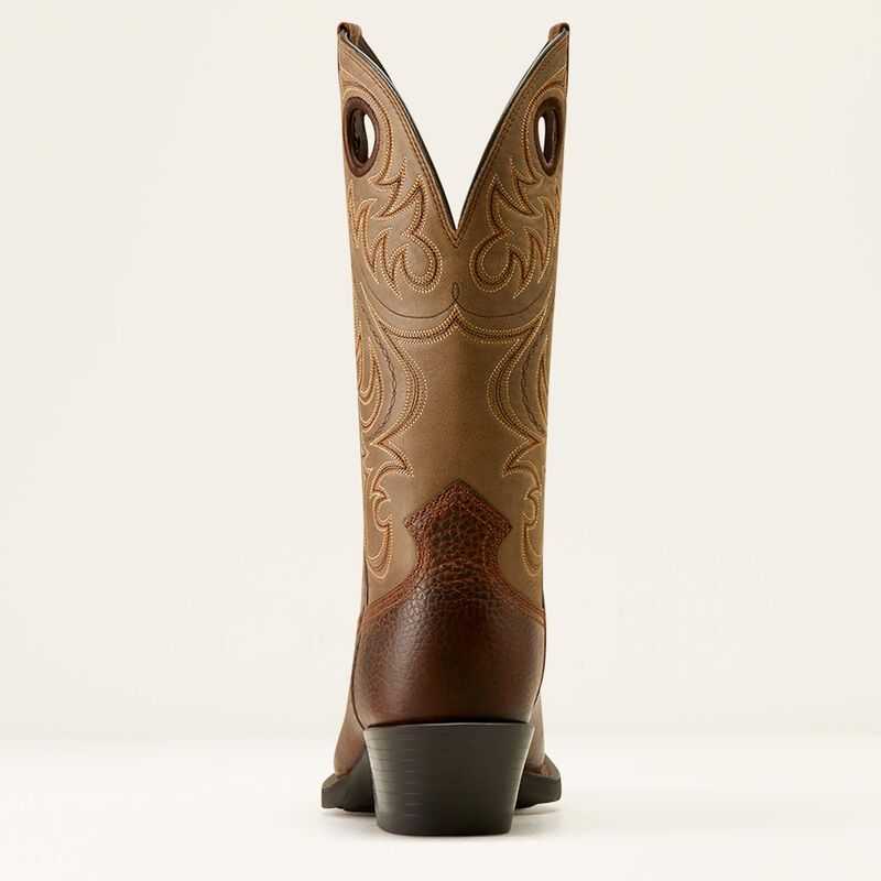 Ariat Sport Square Toe Cowboy Boot Brown / Brown | 425SOHNXA