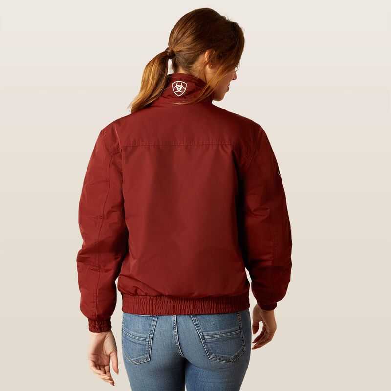 Ariat Stable Insulated Jacket Dark Red | 834ECZFHY