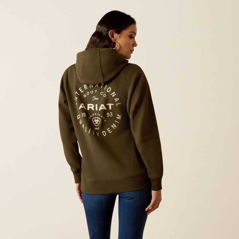 Ariat Stamp Hoodie Relic | 481ABHWRJ