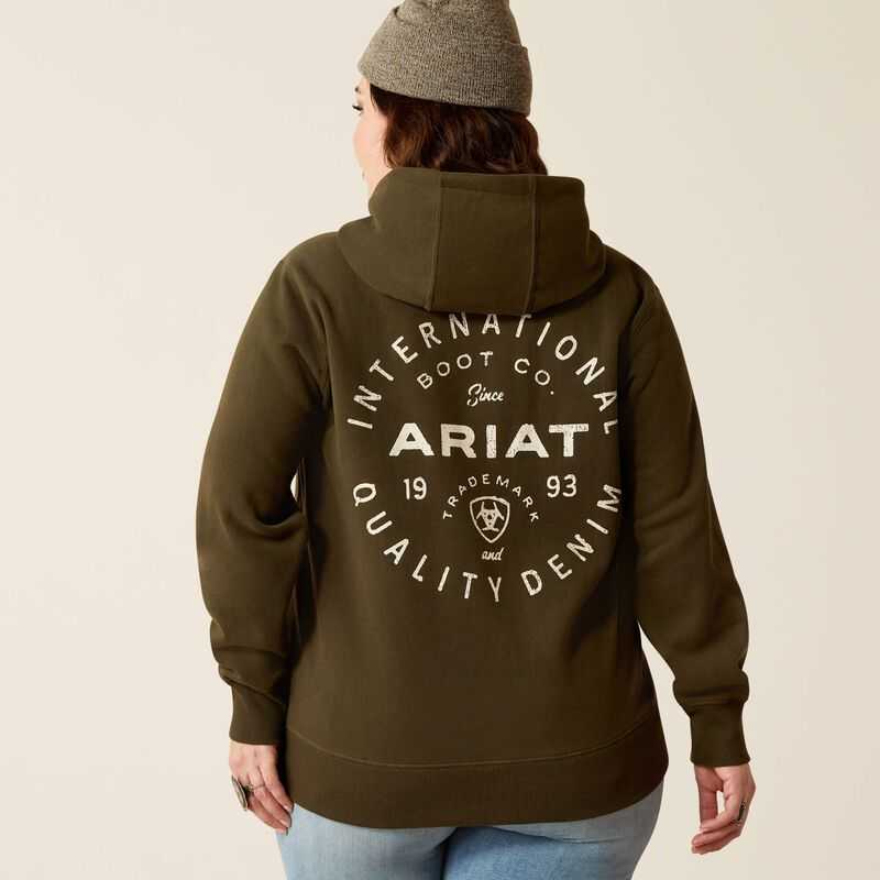 Ariat Stamp Hoodie Relic | 481ABHWRJ