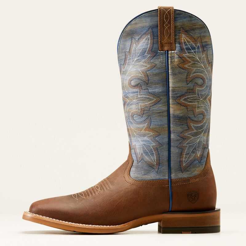 Ariat Standout Cowboy Boot Brown / Blue | 943SKXHCE