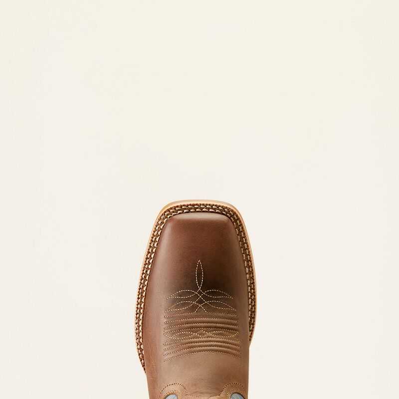 Ariat Standout Cowboy Boot Brown / Blue | 943SKXHCE