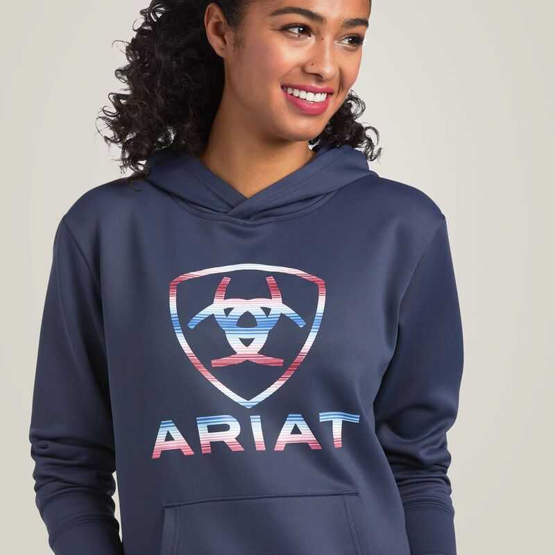 Ariat TEK Hoodie Blue | 384JVYORM