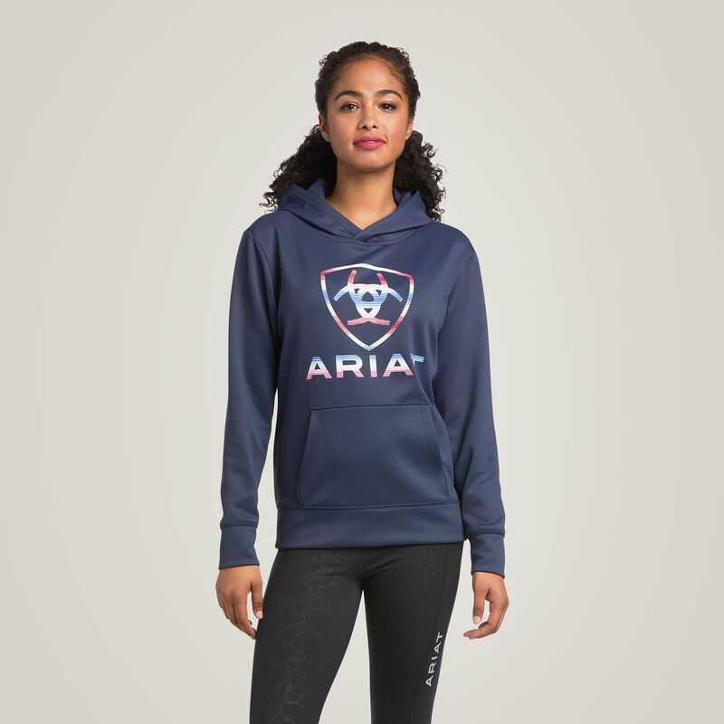 Ariat TEK Hoodie Blue | 384JVYORM