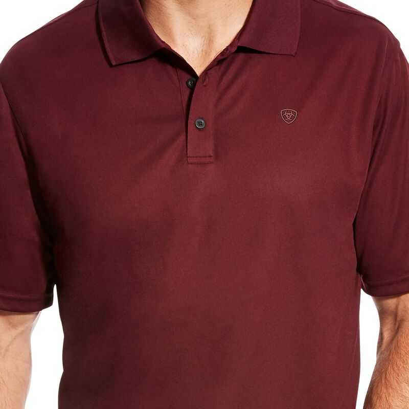 Ariat TEK Polo Burgundy | 724WVFOCL